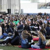 Students at Awards Ceremony